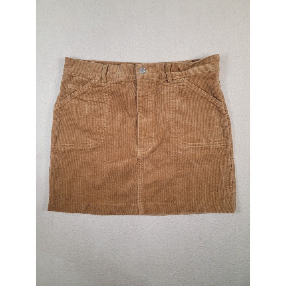 Molly Bracken Corduroy Mini Skirt L French Style Retro Academia Boho Camel